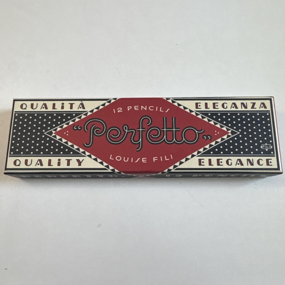 Princeton Architectural Press Perfetto No.2 12pc Set Black/Red Never Open Box